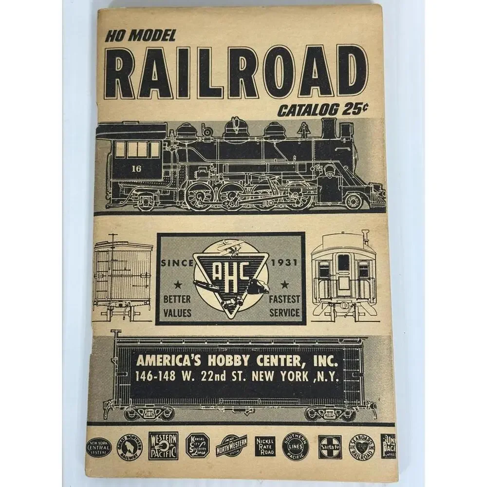 VTG‎ Lot of 7 Vintage HO Scale Model Railroad Catalogs Model Magazine Sales Ad